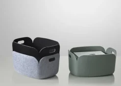 Muuto Restore storage basket, dusty green