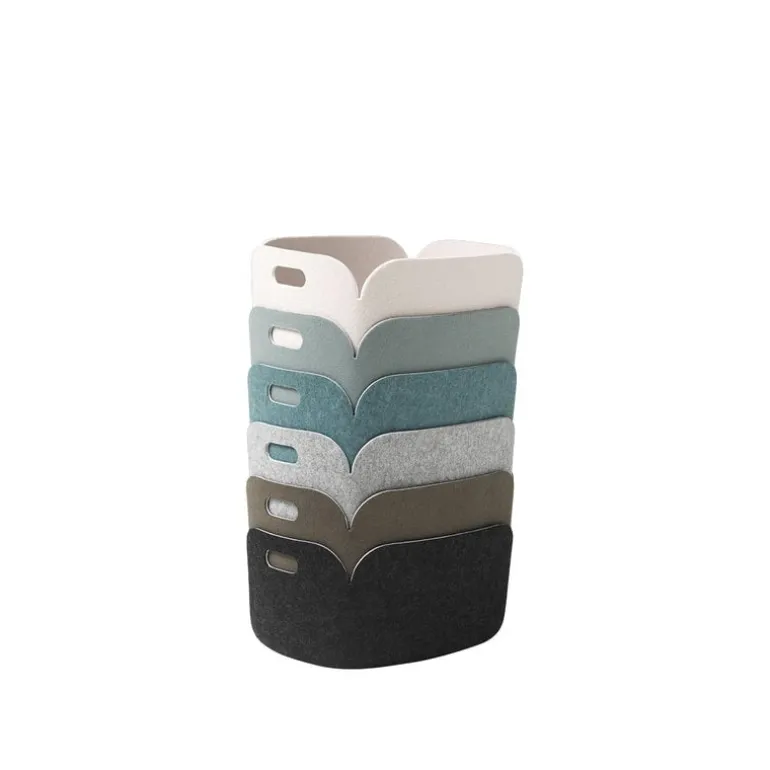 Muuto Restore storage basket, black melange