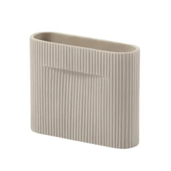 Muuto Ridge vase, 16,5 cm, beige