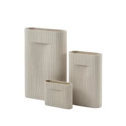 Muuto Ridge vase, 16,5 cm, beige
