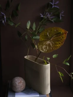 Muuto Ridge vase, 16,5 cm, beige