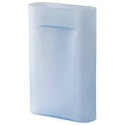 Muuto Ridge vase, 48,5 cm, light blue frosted glass