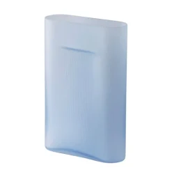 Muuto Ridge vase, 35 cm, light blue frosted glass