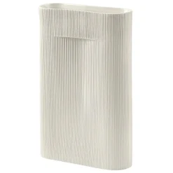 Muuto Ridge vase, 48,5 cm, off white