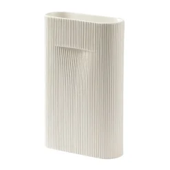 Muuto Ridge vase, 35 cm, off white