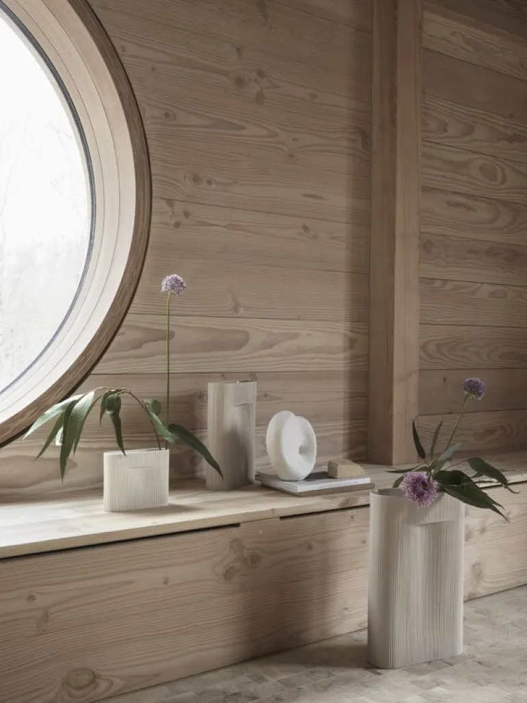 Muuto Ridge vase, 16,5 cm, terracotta