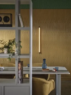 Muuto Stacked 2.0 shelf module w/ door, medium, light grey