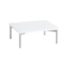 Muuto Stacked podium with tube base, 43,5 x 35 x 17 cm, white