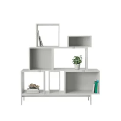 Muuto Stacked shelf module with background, large, light grey