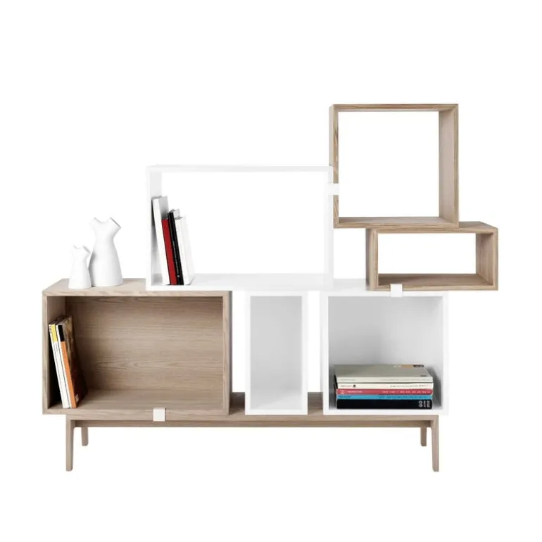 Muuto Stacked shelf module, small, oak