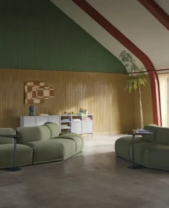 Muuto Stacked shelf module with background, small, light grey