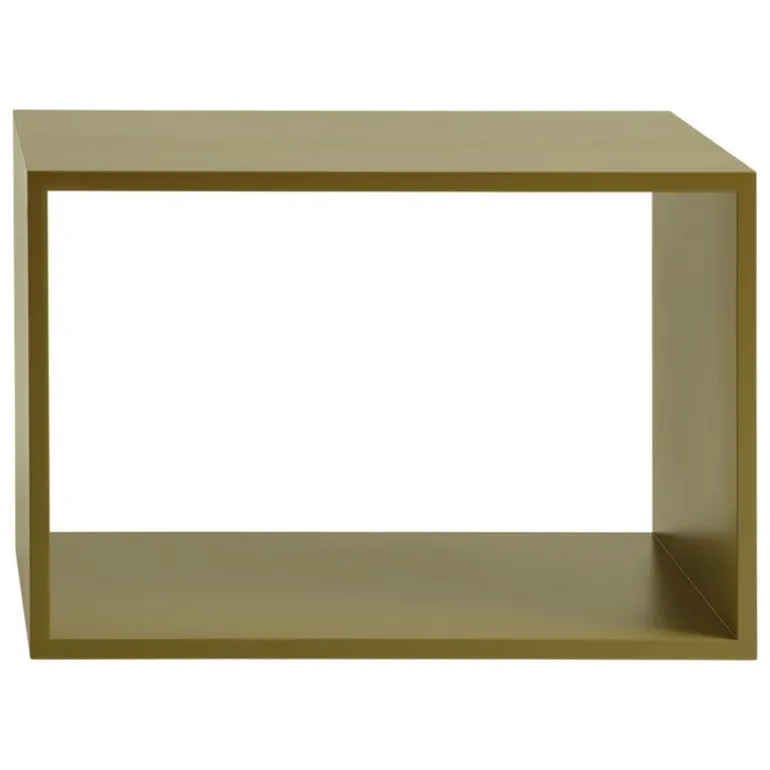 Muuto Stacked shelf module, large, brown green