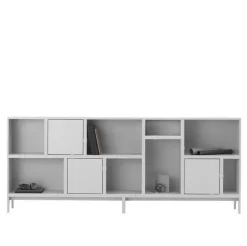 Muuto Stacked shelf module, small, light grey