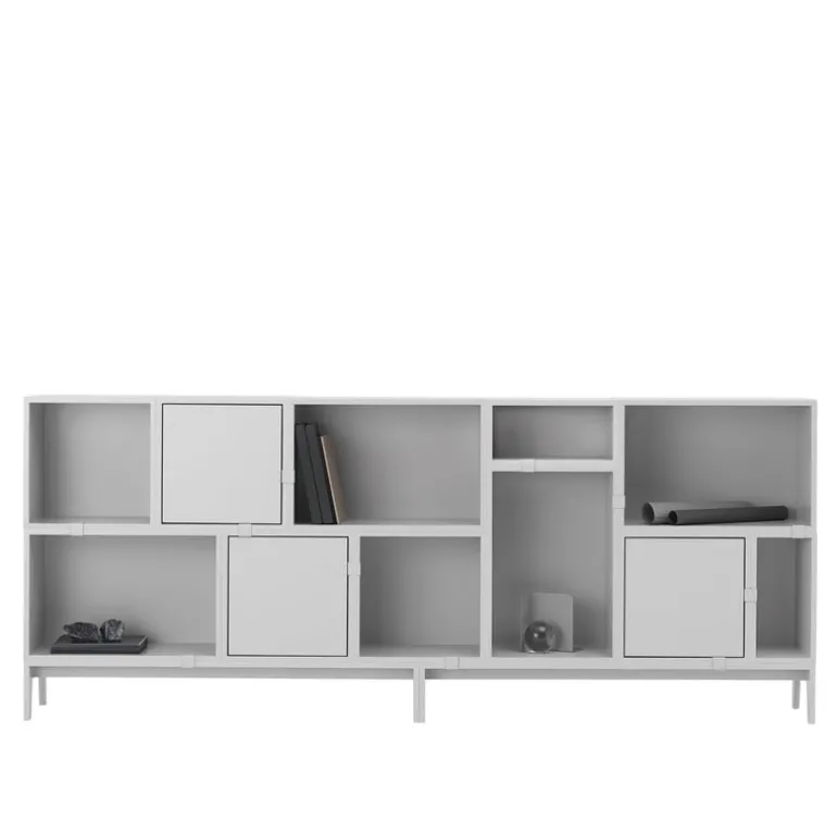 Muuto Stacked shelf module, small, light grey