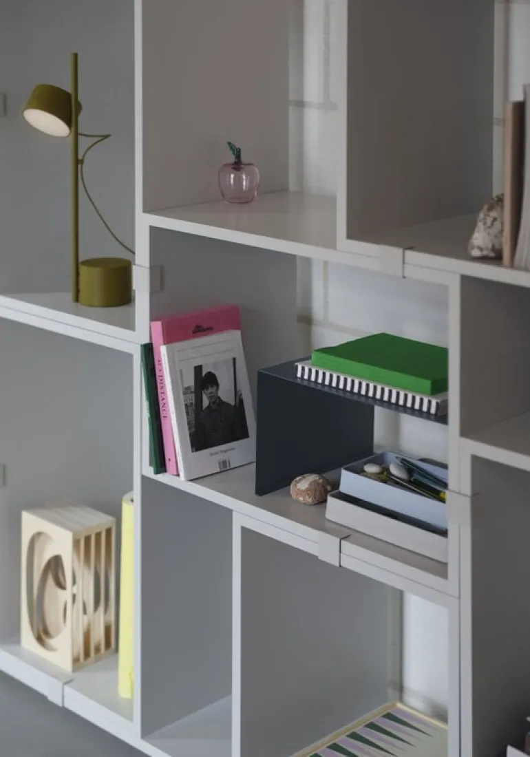 Muuto Stacked shelf module, small, light grey