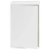 Muuto Stacked shelf module with door, large, white