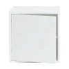 Muuto Stacked shelf module with door, medium, white