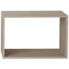 Muuto Stacked shelf module, large, oak