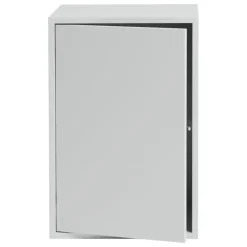 Muuto Stacked shelf module with door, large, grey