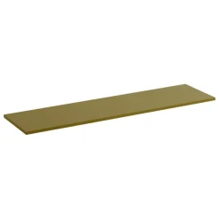 Muuto Stacked top plate for shelf module, 131 x 35 cm, brown green