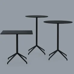 Muuto Still Cafe bar table 75 cm, h. 95 cm, black