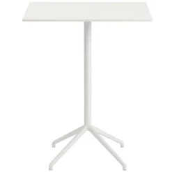 Muuto Still Cafe bar table 75 x 65 cm, h. 95 cm, white