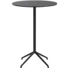 Muuto Still Cafe bar table 75 cm, h. 105 cm, black