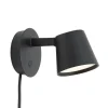 Muuto Tip wall lamp, black