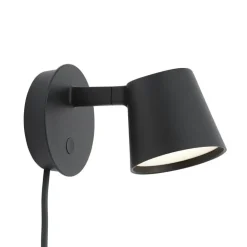 Muuto Tip wall lamp, black