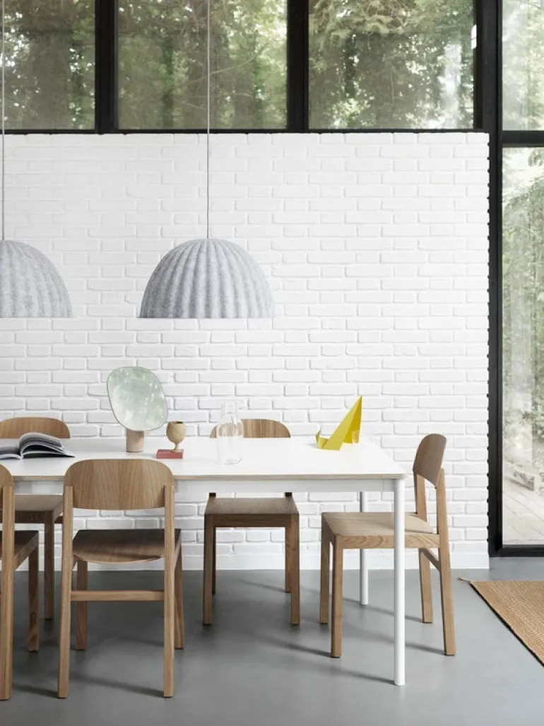 Muuto Under the Bell pendant 55 cm, white melange