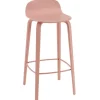 Muuto Visu bar stool, 75 cm, tan rose
