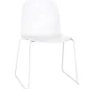 Muuto Visu chair, sled base, white