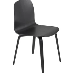 Muuto Visu chair, wood base, black