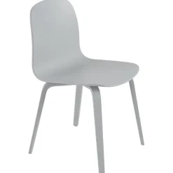 Muuto Visu chair, wood base, grey