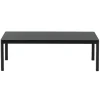 Muuto Workshop coffee table, 120 x 43 cm, black