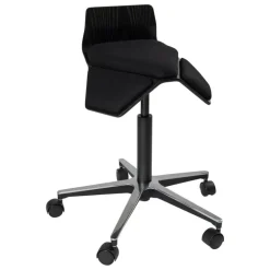 myKolme ILOA Smile saddle chair, black ash - black Fame 60999