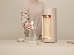 Mysoda Glass bottle 1 L, silver