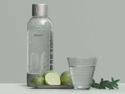 Mysoda Premium water bottle 1 L, silver