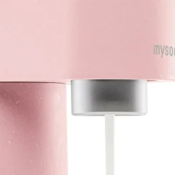 Mysoda Woody sparkling water maker, pink