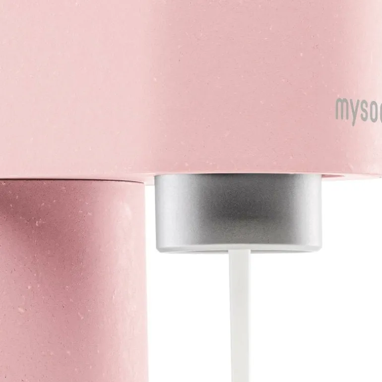 Mysoda Woody sparkling water maker, pink