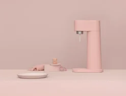 Mysoda Woody sparkling water maker, pink
