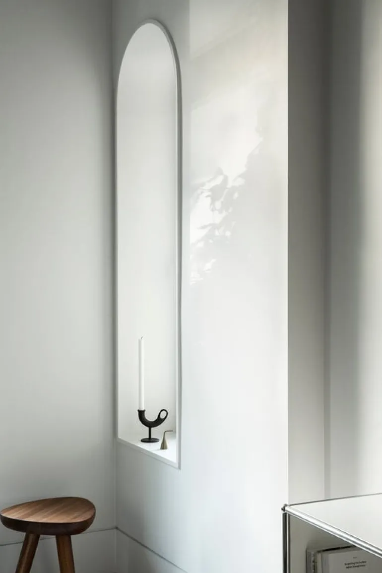 Nedre Foss Ildhane candleholder, black