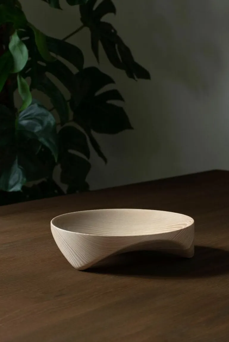 Nedre Foss Måne bowl, oilwaxed ash