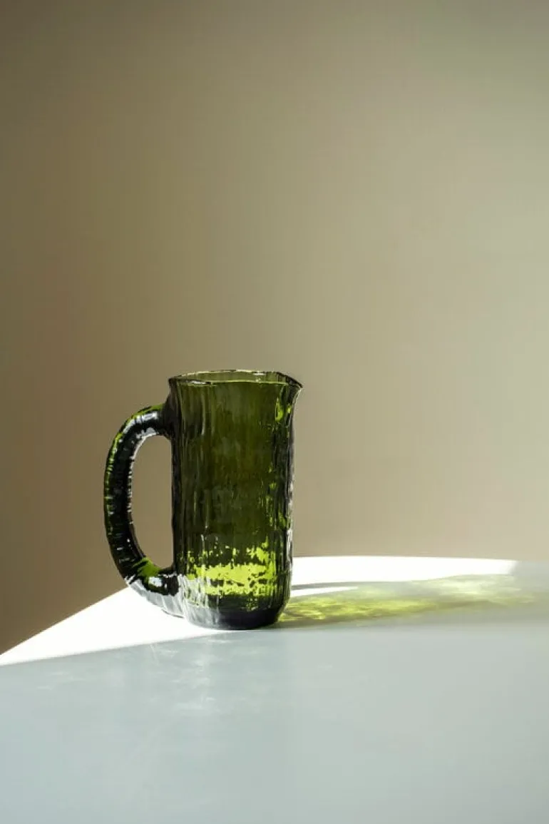 Nedre Foss Vannfall water jug, bottle green