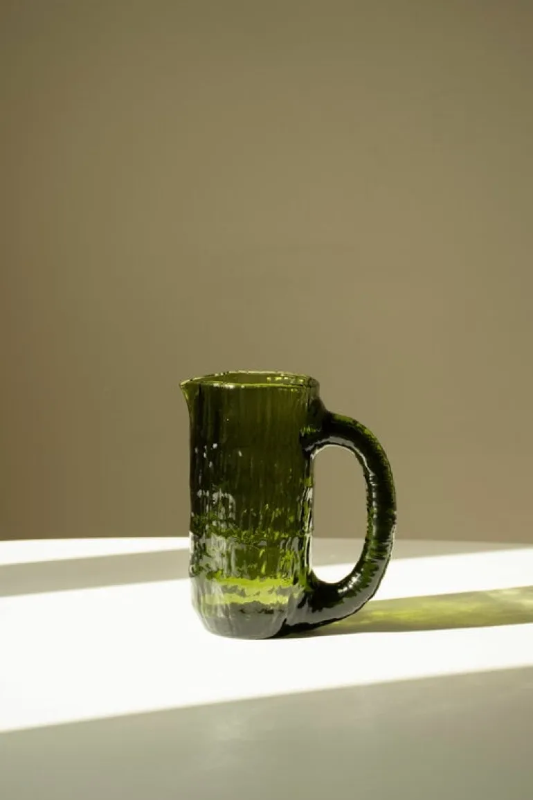 Nedre Foss Vannfall water jug, bottle green