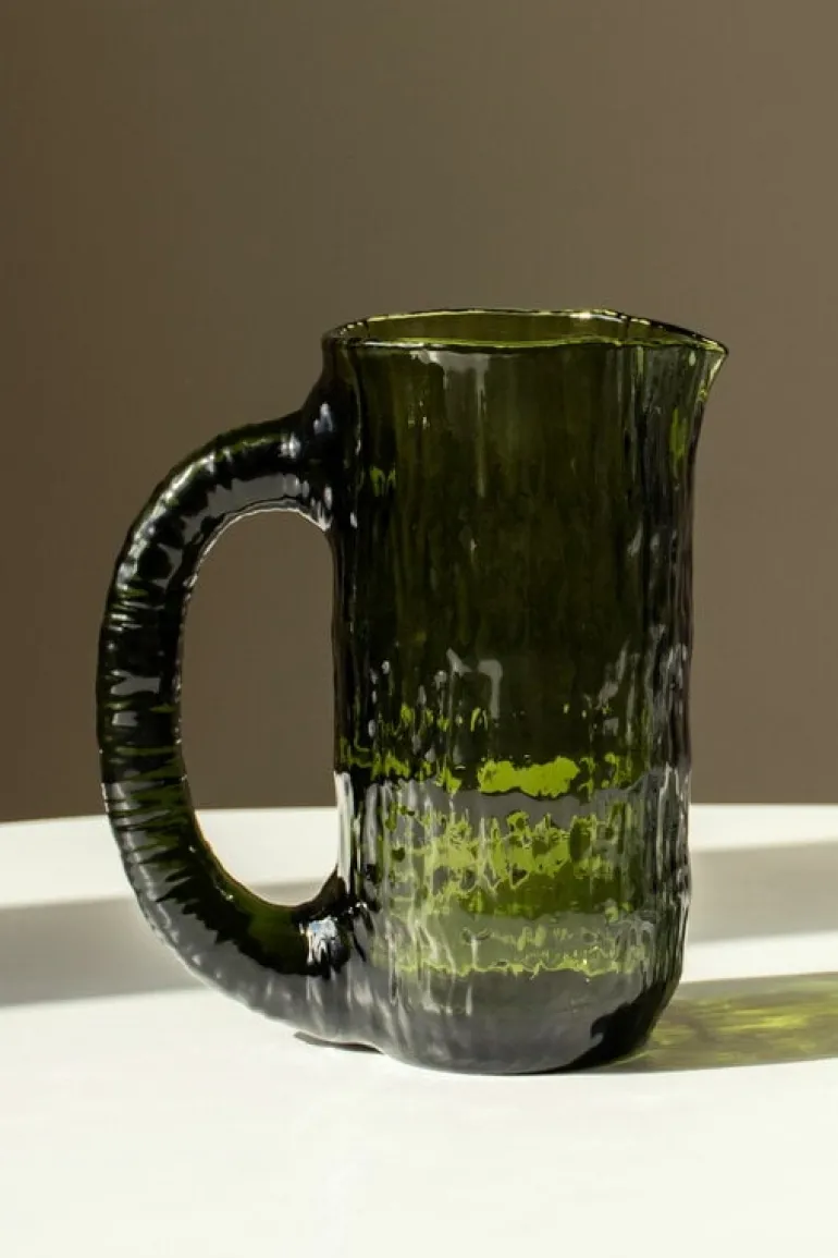 Nedre Foss Vannfall water jug, bottle green