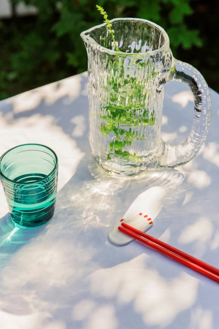 Nedre Foss Vannfall water jug, crystal clear