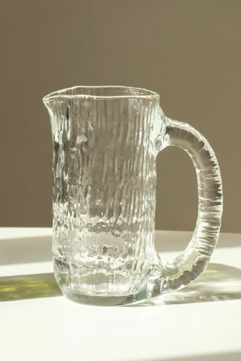 Nedre Foss Vannfall water jug, crystal clear