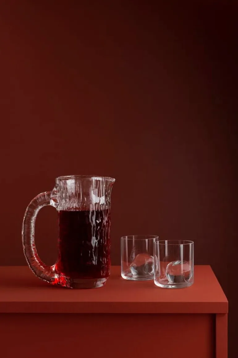 Nedre Foss Vannfall water jug, crystal clear