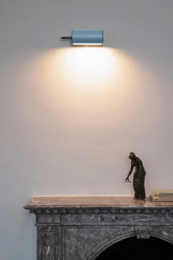 Nemo Lighting Applique Cylindrique Petite wall lamp, light blue